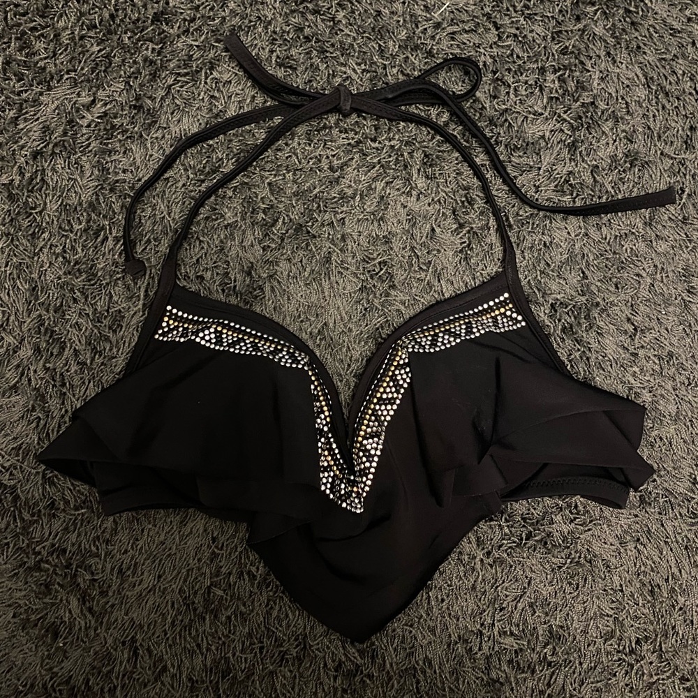 VS PINK | Push-up Flounce Bikini Top
